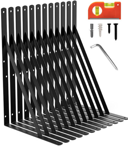 LEOPO 18 Inch Shelf Brackets