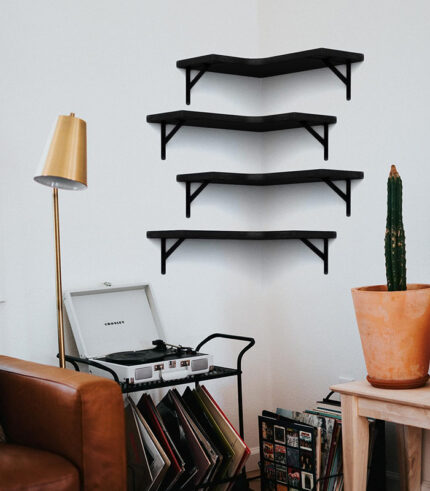 LEOPO Corner Floating Shelves Set
