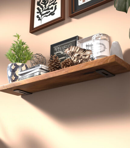 LEOPO 6 Inch L Floating Shelf Brackets
